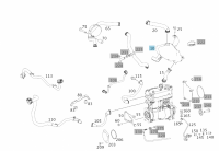 奔馳發(fā)動機OM936空氣壓縮機消音器A9361300107